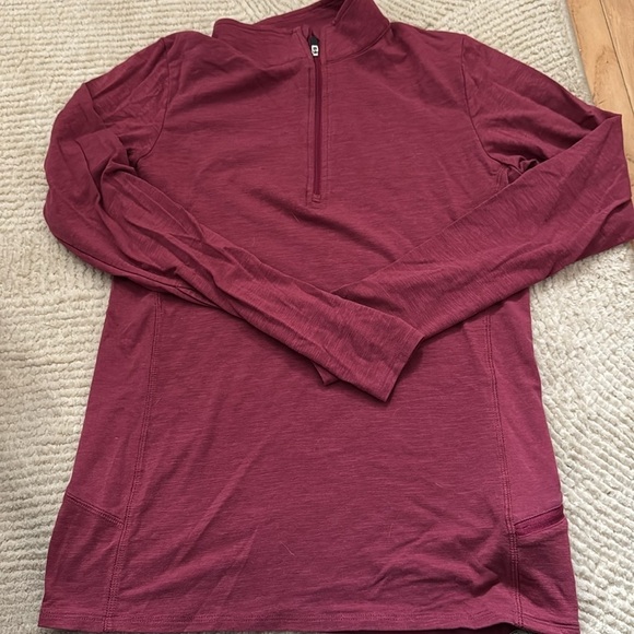 TASC Performance long sleeves quarter zip thumb holes women’s Tshirt Set of 2 XS - Picture 6 of 13